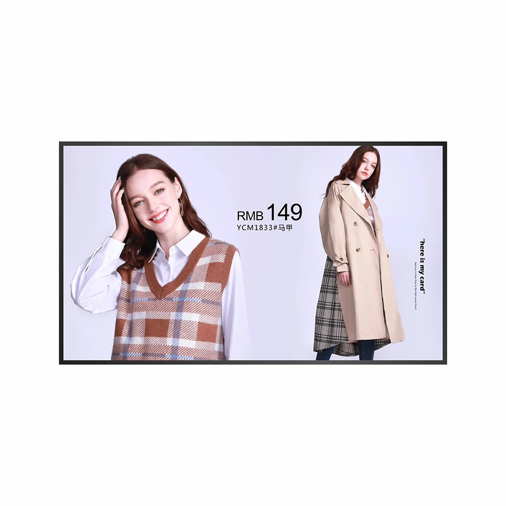 32 inch Fashion Shop Wall Mount Full HD | Slim Bezel Design | Retail Store Shopping Mall | Animation SDK Enabled