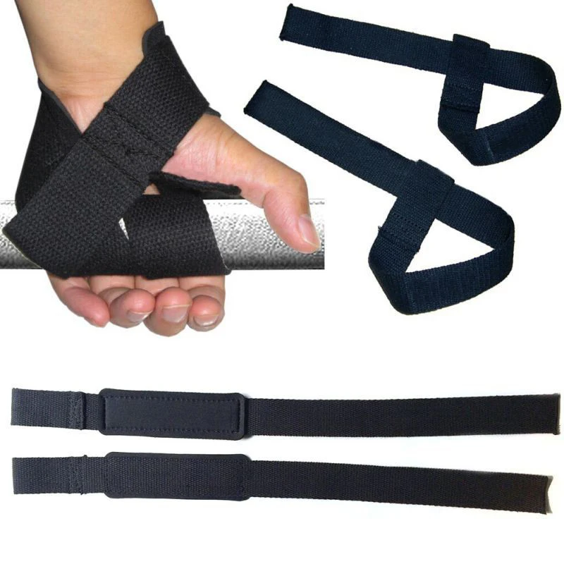 1PC Weightlifting Wrist Strap Protection Bodybuilding Grip Band Support Band Fitness Band Weightlifting Lifting Straps