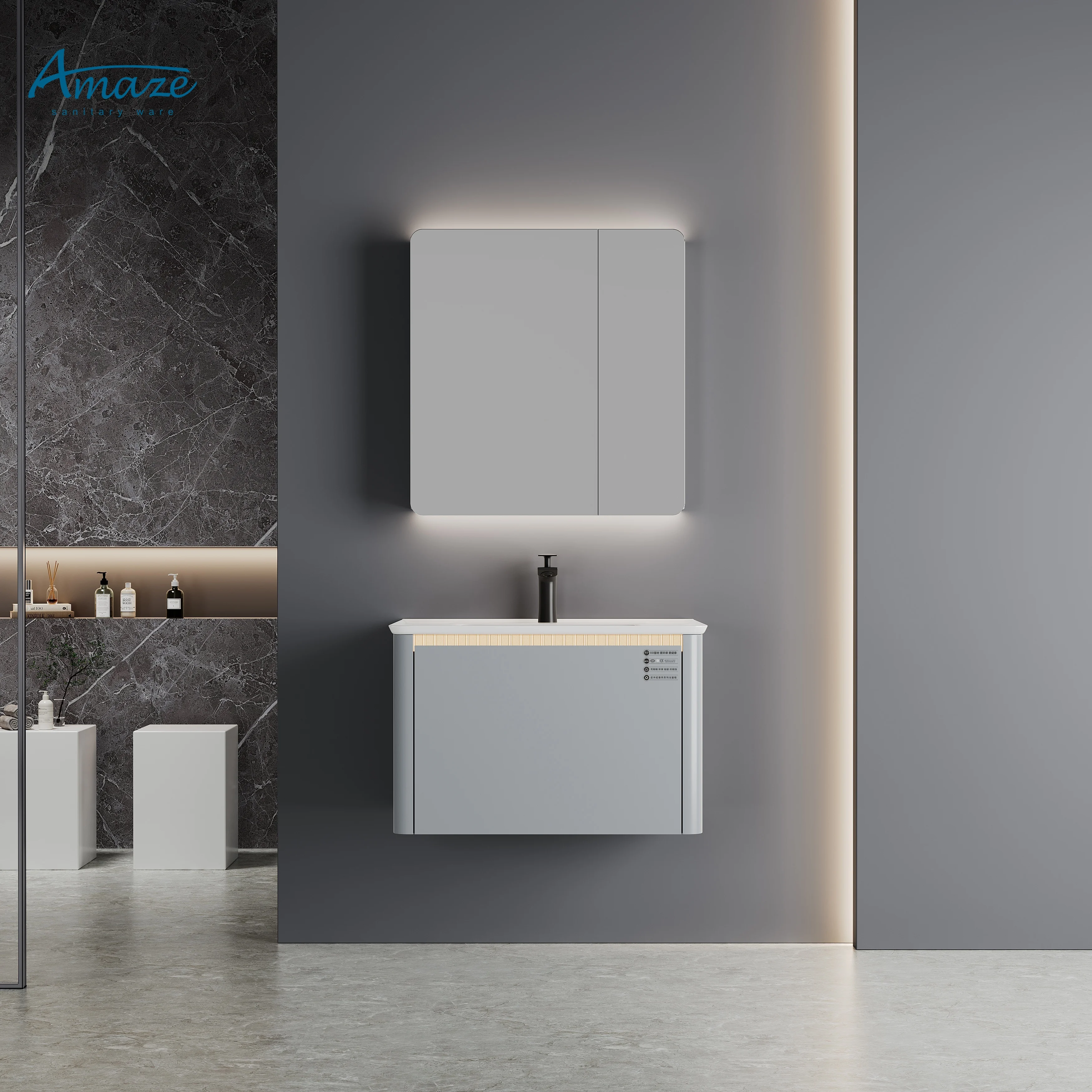 Bathroom CabinetModern Stainle - Home Bathroom Mirror review and price
