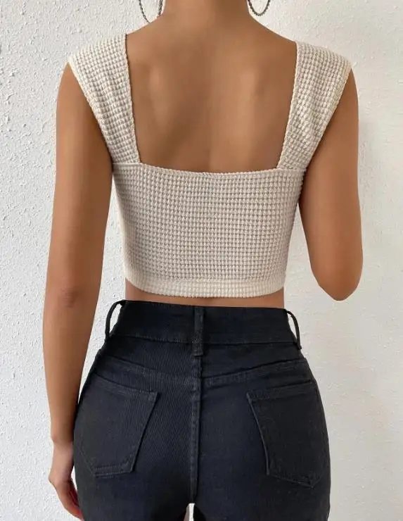 

2026 Spring/summer Elegant Sexy New Fashion Casual Women's Clothing Sister Intellectual Style Jacquard Vest Sleeveless Top