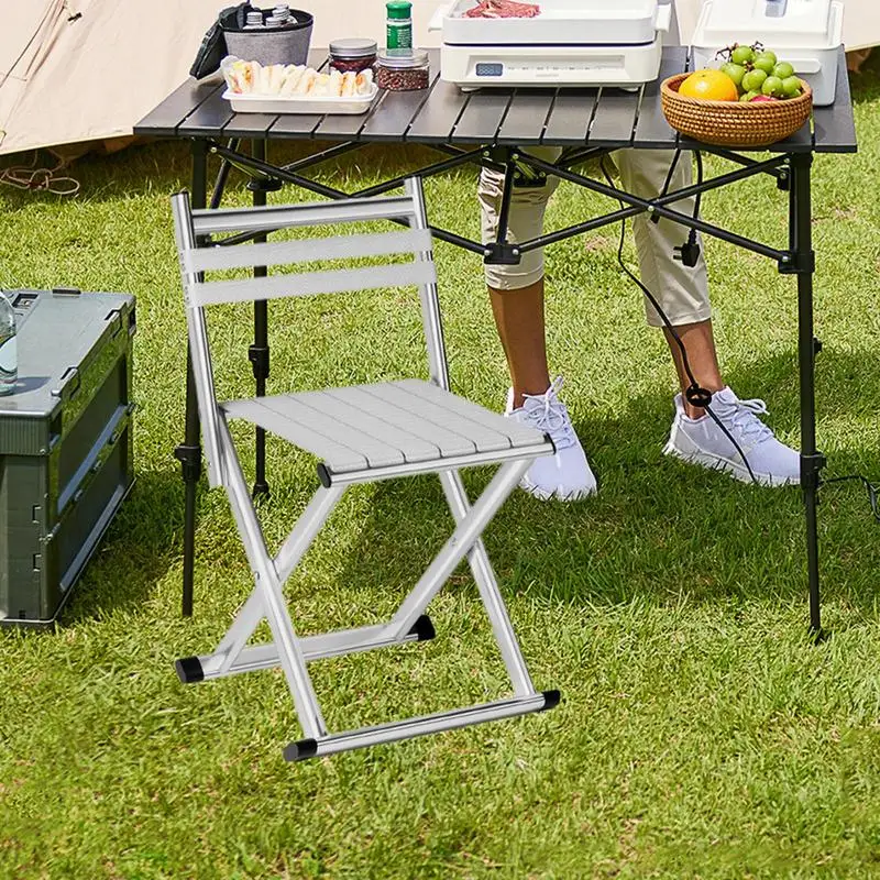 Folding Chairs For Outside Portable Foldable Stool Lightweight Fishing Seat Patio Stool Folding Outdoor Patio Furniture Camping