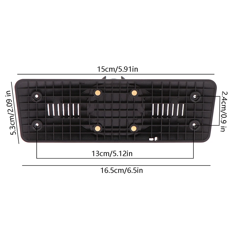 1Set Panel pelat belakang kaca spion + lengan braket dudukan kamera dasbor cermin untuk DVR mobil dan bukan tali