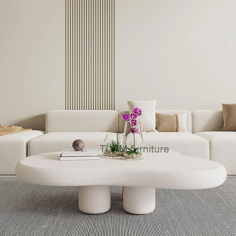 Mesas de centro de diseño blanco, estilo nórdico, minimalista, de lujo, decoración Interior para dormitorio, sala de estar, Stoliki, Kawowe