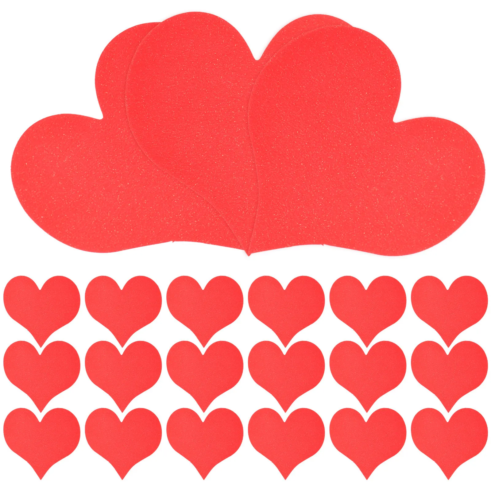 

100 шт. карточек в форме сердца из гладкой бумаги, пустые открытки для Дня святого Валентина, набор подарочных карточек для вечеринок, украшение