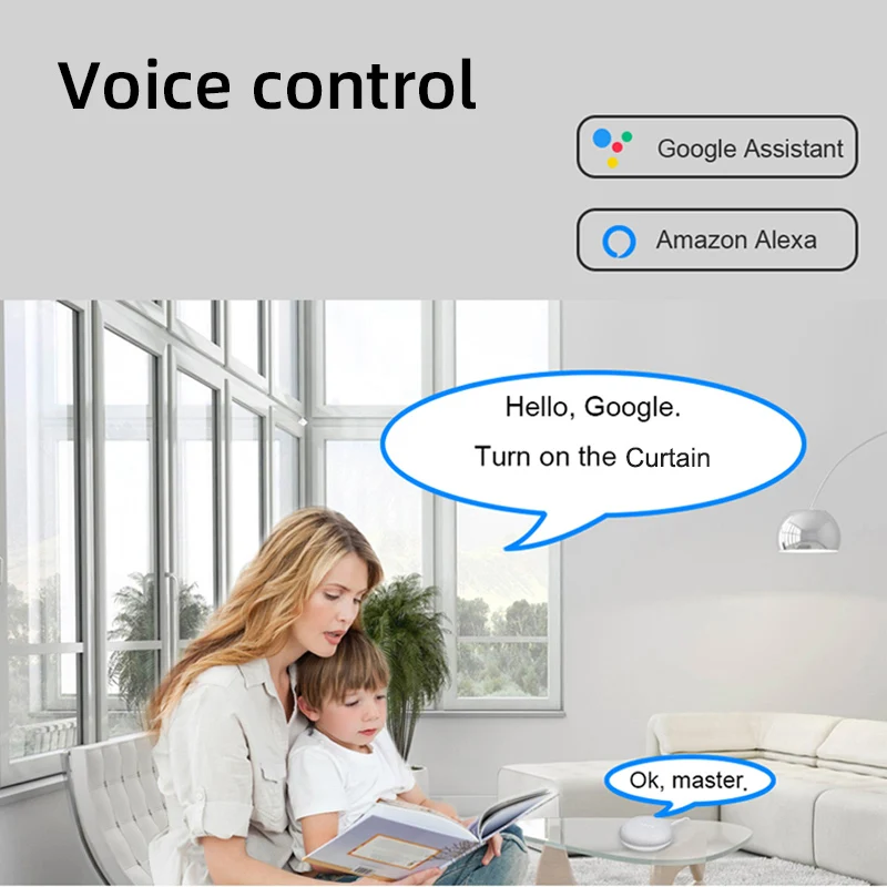eWeLink Wifi Curtain switch for AC Motor,WIFI Controller 433MHZ Wireless Remote control Work with AC Linear Actuator