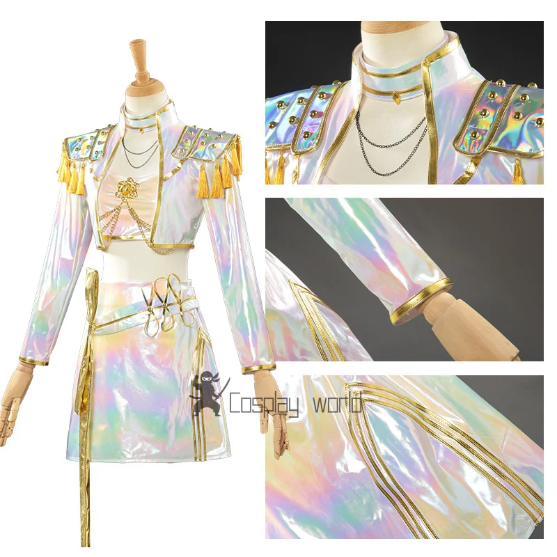 Movie Mira KPop Demon Hunter Cosplay Costume Girl Carnival Party Cosplay Dress Role Play Halloween Clothes for Adult Children