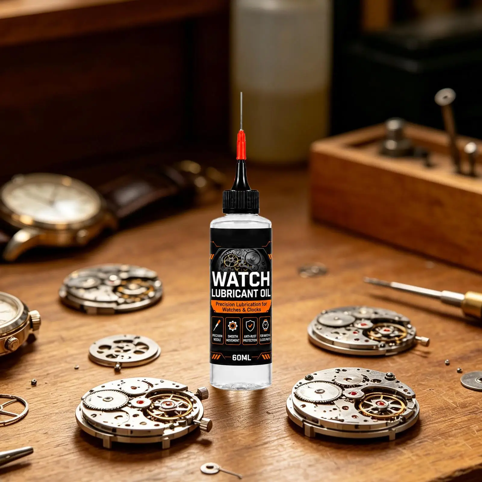 Watch Lubricant Clock Watch Lubricant Oil for Mechanical Movements Anti-Rust Gear Maintenance Noise Reduction Operation