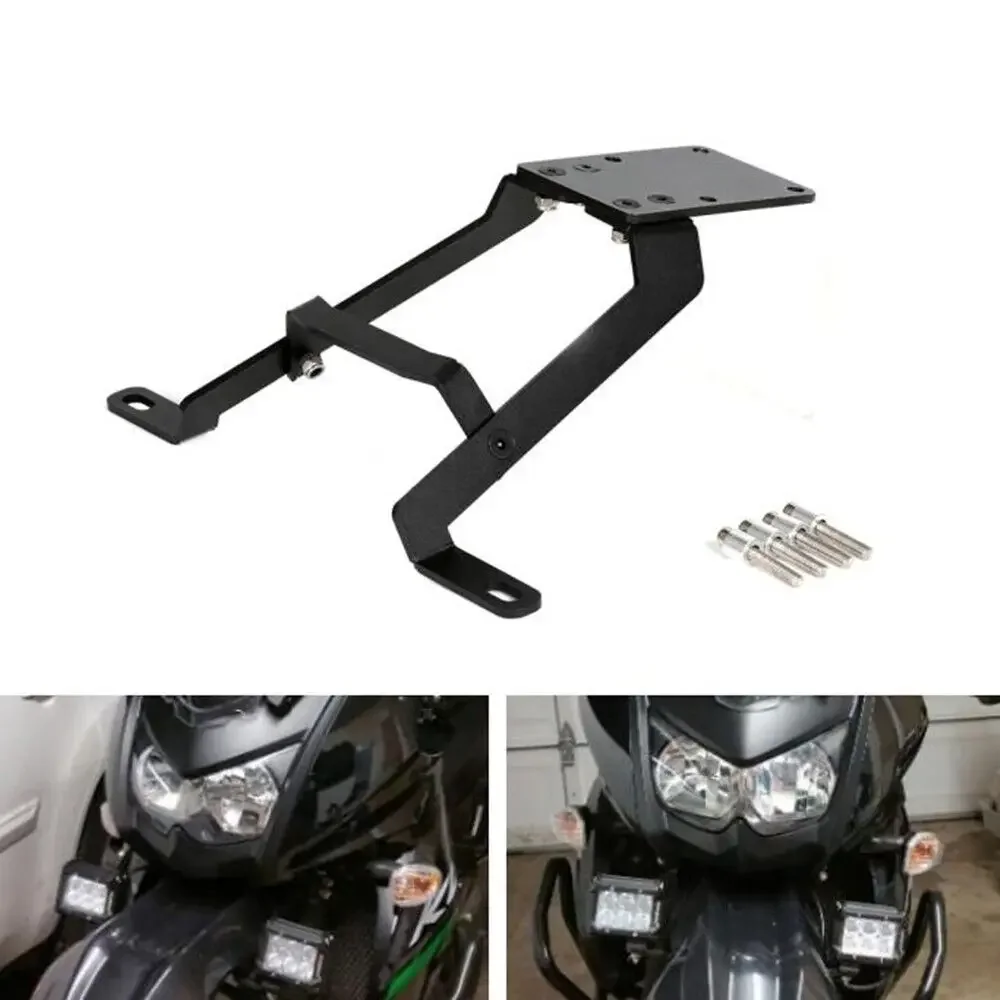 

KLR 650 Motorcycle Front Fender Auxiliary Light Mount Light Bracket For KAWASAKI KLR650 2008-2023