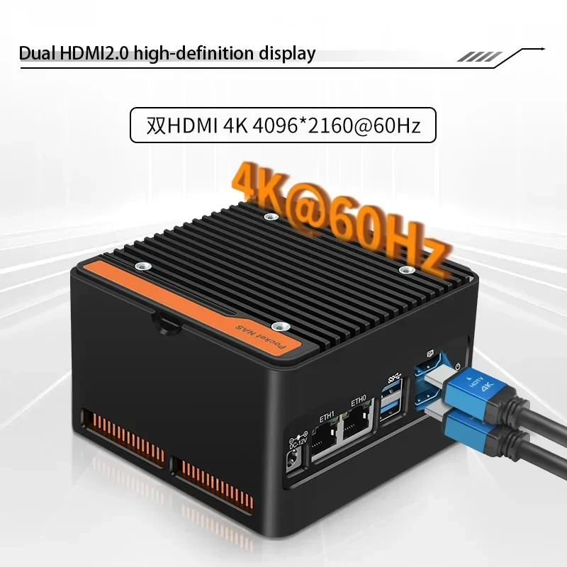 CWWK Pocket NAS X86-P5 N305 4*NVMe NAS server based on X86-P5 12th Generation N100/i3-N305 DDR5 4800MHz