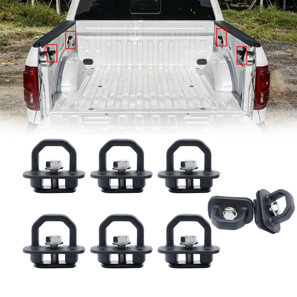 For Car Truck Pickup Tie Down Anchor Bed Side Wall Anchor Accessories For GMC Sierra Canyon Chevy Silverado Colorado 07-18