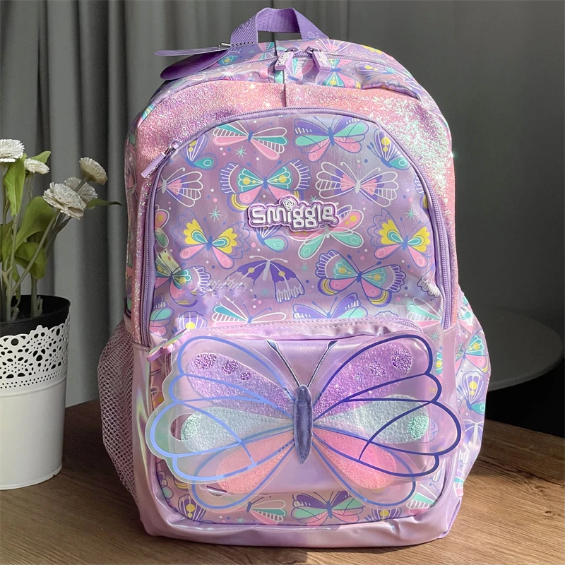 Sac à Dos Authentique de Grande Capacité Ultra observateur, Style Papillon, pour Étudiant d'École Primaire