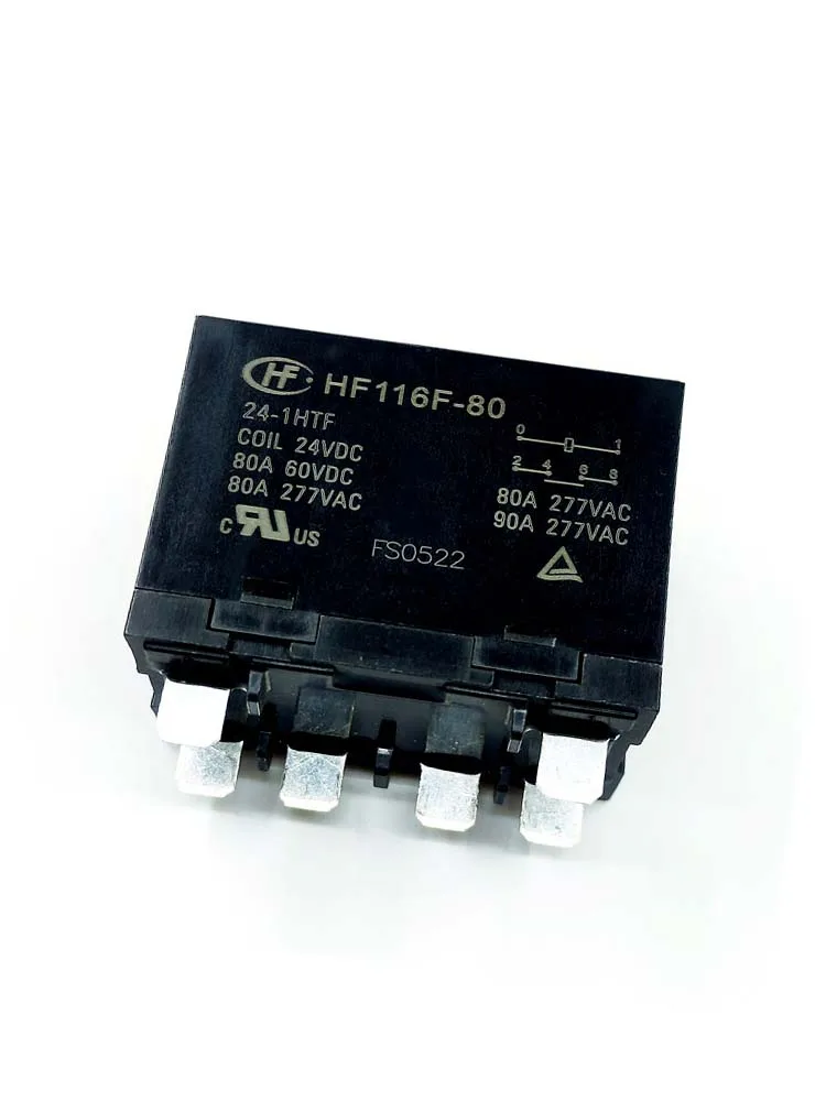 1 PCS 24V Relay HF116F-80 24-1HTF 24VDC