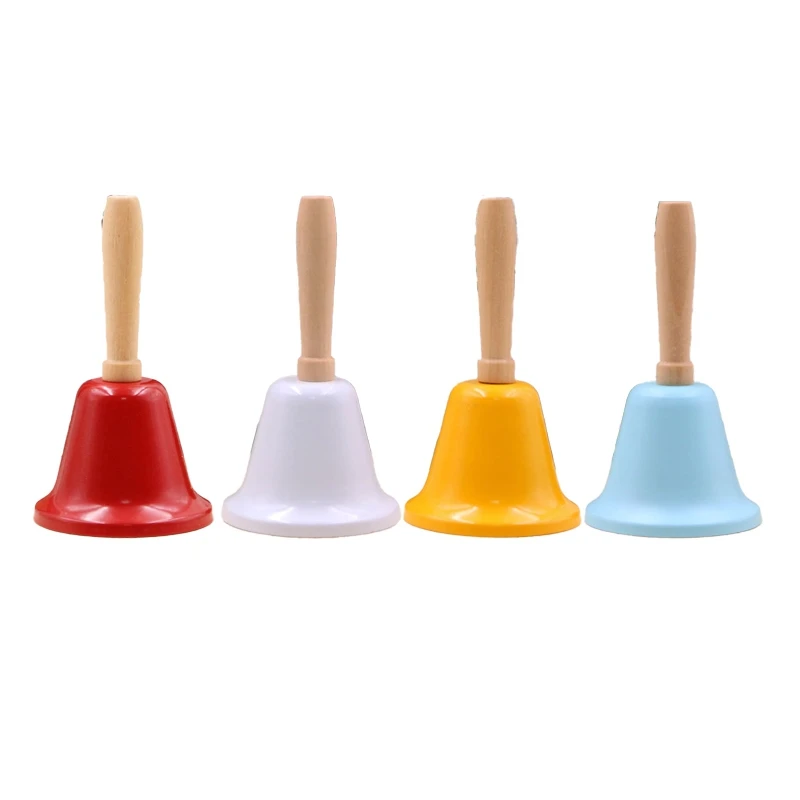 

Hand Bell Christmas Jingles Bell With Wood Handle Restaurant Reception Bell Iron Dinner Bell For Restaurant