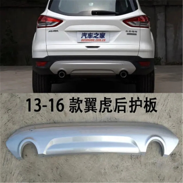 

ABS Front+Rear Car Bumper Cover Trim Plastic Bumper Bars Front and Rear Bumper For Ford Kuga 2013 2014 2015 2016 Car Styling