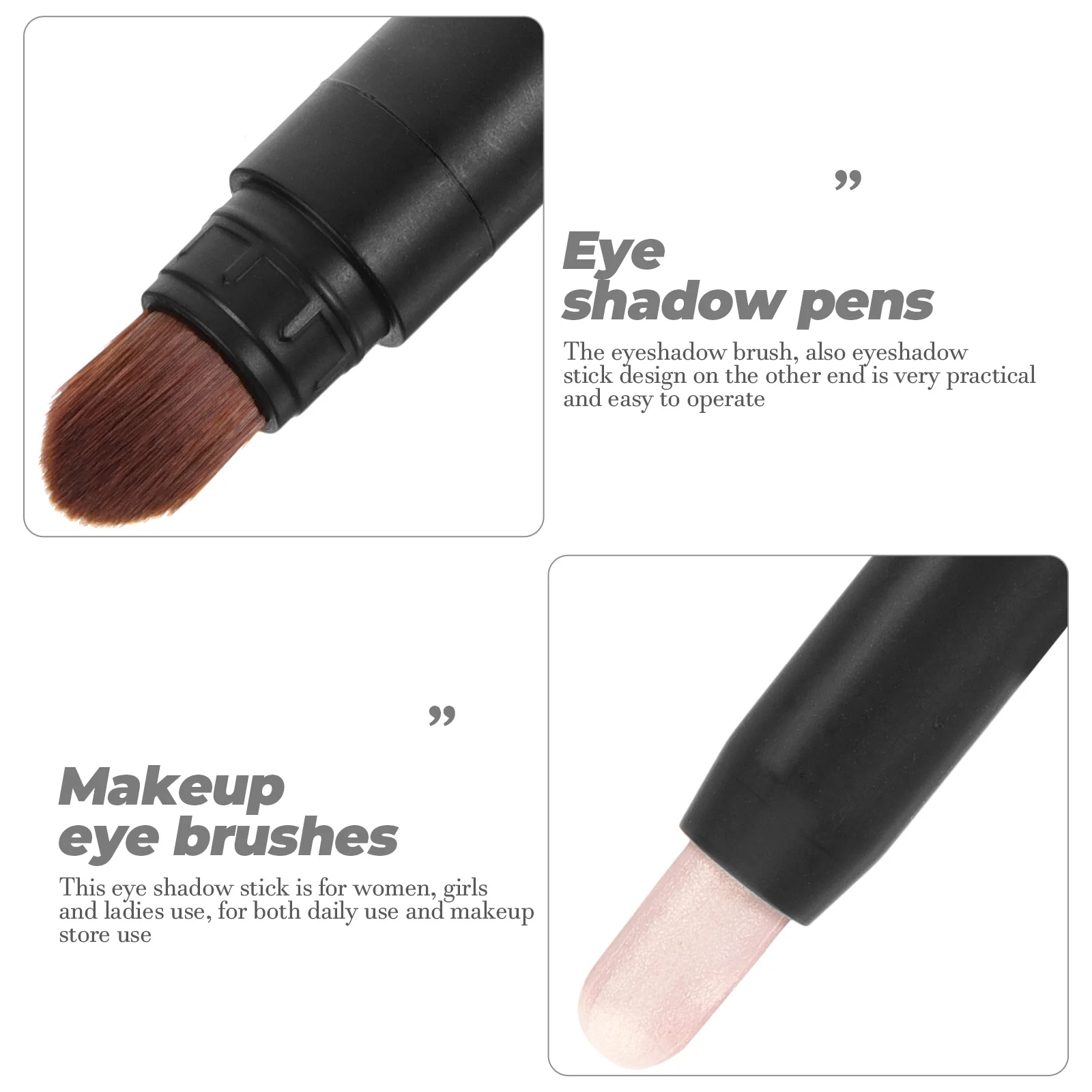 

Dual End Eye Shadow Stick Women Makeup Pen Brush Reusable Portable Precision Application Long Lasting Eyeshadow Tool For Beauty