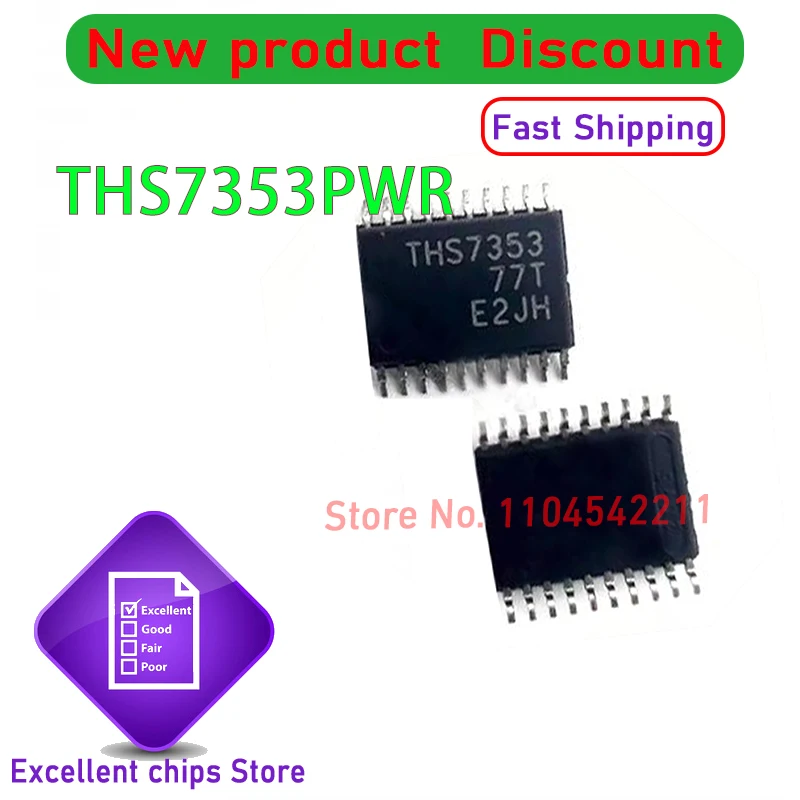 THS7353 2PCS~10pcs/LOT  THS7353PW THS7353PWR TSSOP20