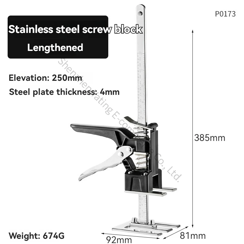 

Adjustable Height,Wall Tile Positioning,Pad Height, Tile Laying Auxiliary Device Stainless Steel Tile Ceiling Height Regulator,