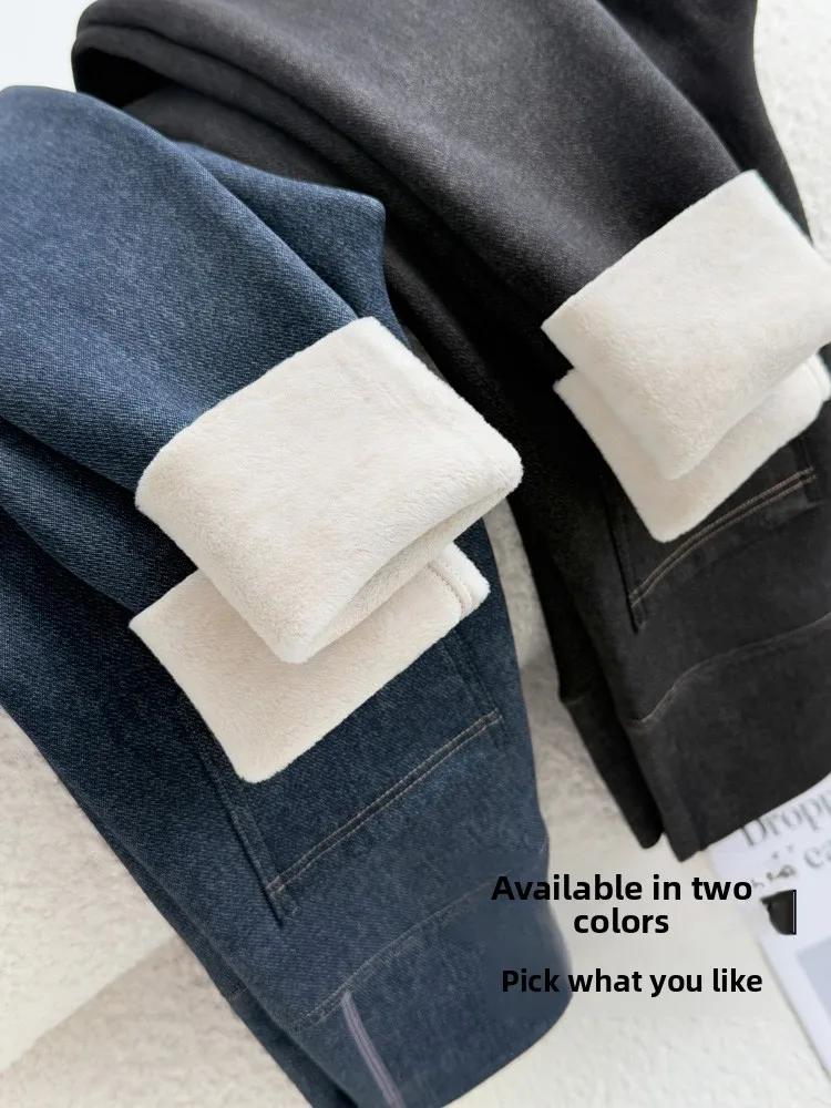 سراويل اليوغا النسائية Fce مبطنة من جلد arkskin جينز ضيق عالي الخصر طماق طويلة حرارية مريحة للتنفس سراويل كاجوال