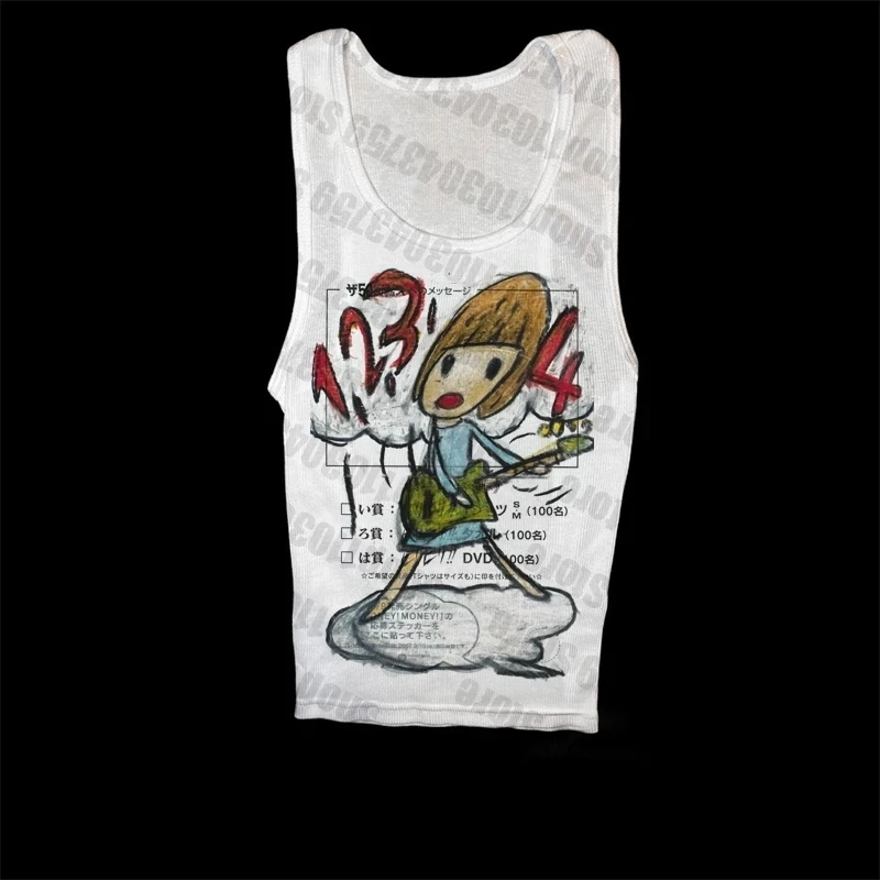 Camisetas para bebés Y2k, camisetas para mujer, ropa Vintage de los años 90, Top corto para mujer, ropa estética Harajuku Kawaii para primavera 2025, ropa gótica