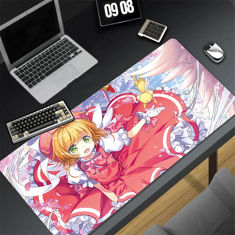 

Computer Gaming Accessories Cute Mousepad Office PC Mouse Pad Keyboard Pad C-card Captor Sakura Desk Decoracion Anime Desk Mat