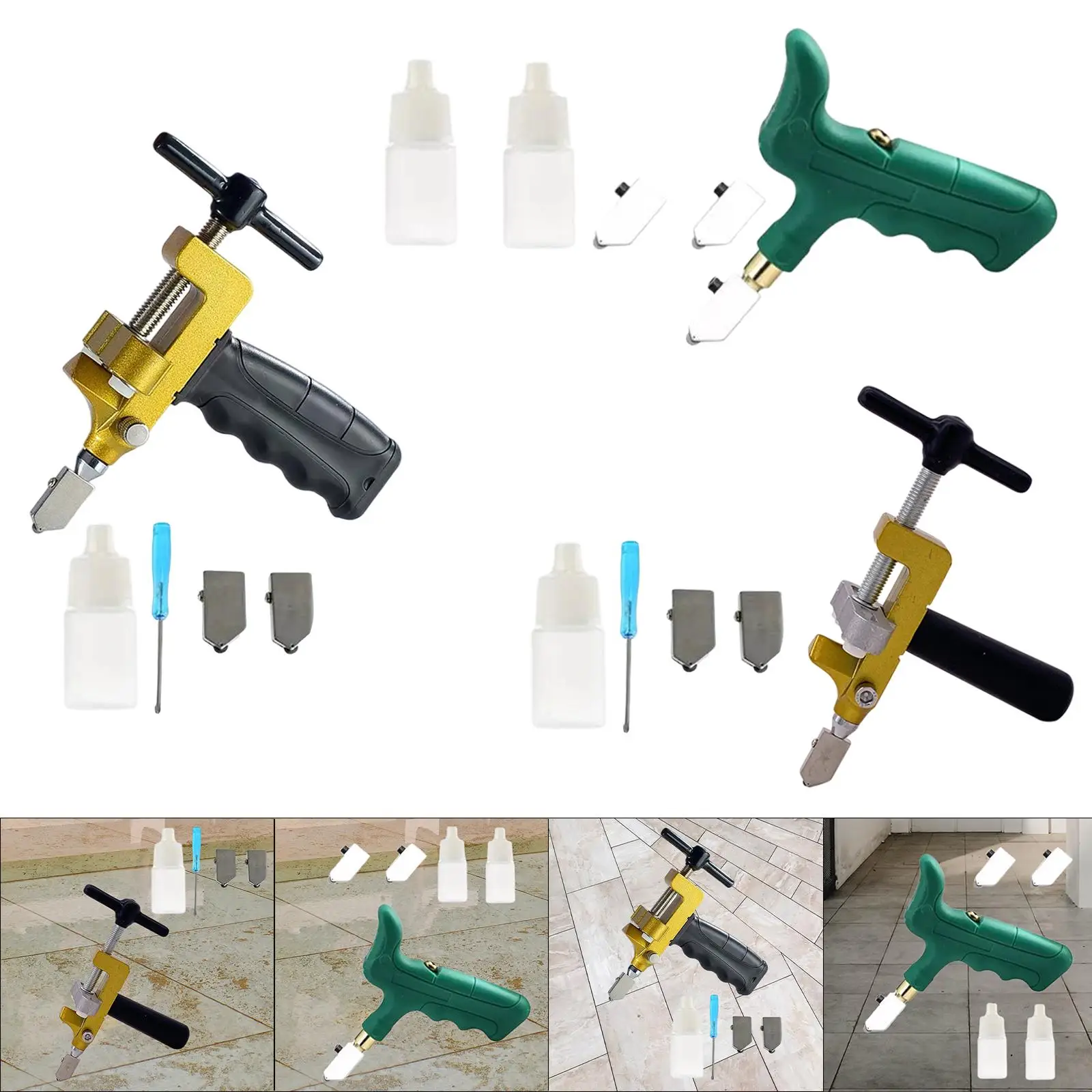 Ceramic Tile Glass Cutter Glass Cutting Tool Kit Manual Glass Breaker