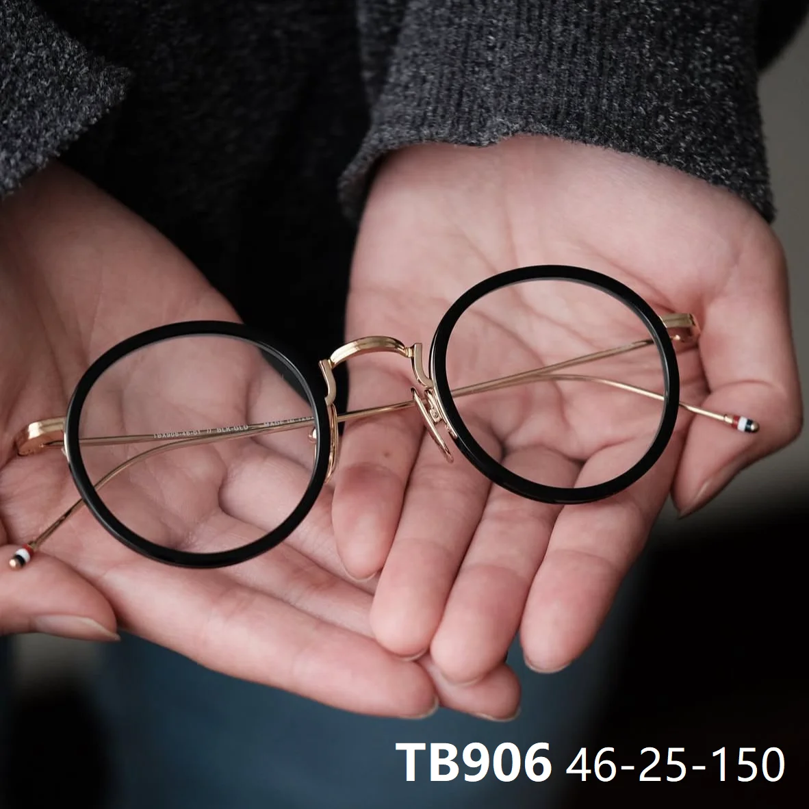 

Fashion Acetate Titanium Glasses Frame Round Eyeglasses Trend Spectacles Eyewear Men Women Top Quality TBX906 INS 2026 USA Style