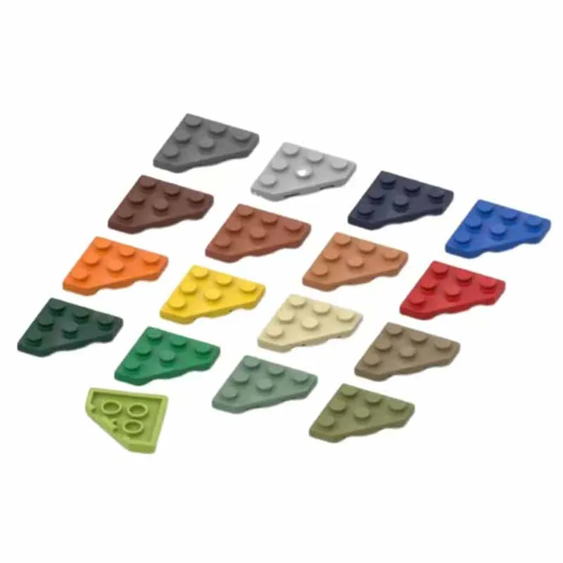 25pcs DIYM OC brick components compatible with 2450 wedge board 3 x 3 corner board children's toy building block particles