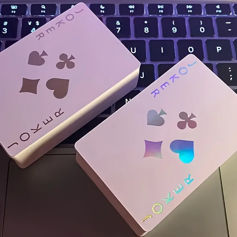 54 Laser-Pokerkarten, Laser-Pokerkarten, Tischkartenspiel mit hohem Erscheinungsbild