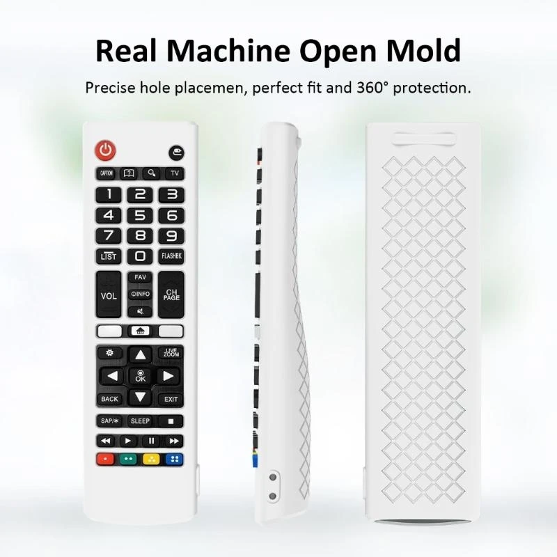 Quality Silicone Guard For AKB75095307/AKB75375604 Remote Precise Cutout Sleeve 
