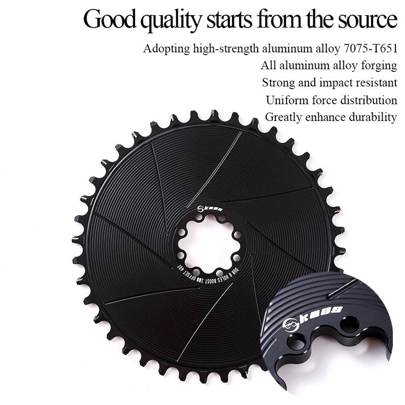 KEOS 3 مللي متر إزاحة 8-بولت الطريق الدراجة ضيق واسعة مباشرة جبل سلسلة 36-54T سلسلة forSram12s قوة الأحمر كرنك 7-12 سرعة #5