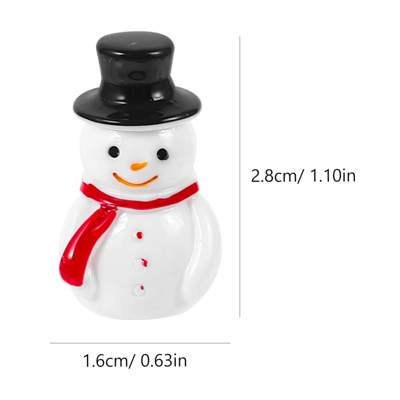 20 Pcs Surprise Mini Snowman Snowmen for Craft Fake Christmas Short Boot Shoes Sneaker