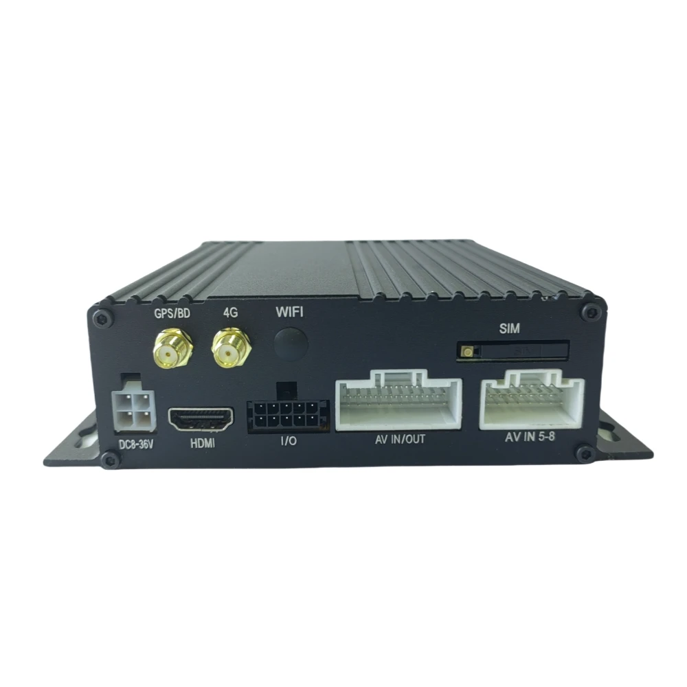 Vehicle 6 Channel H.265 Mobile DVR Support 4G GPS Vehicle Video Recorder Truck SD Card MDVR