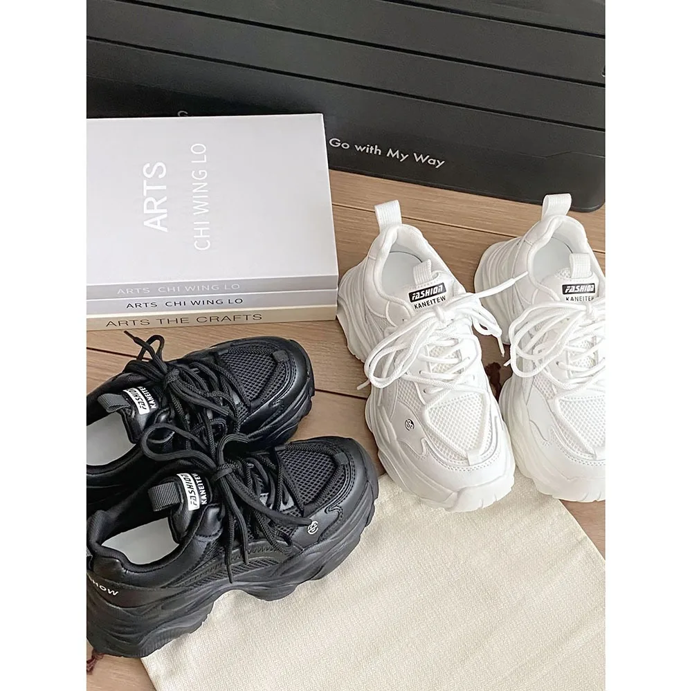 2024 Spring New Women Thick Sole Sports Outdoor Shoes Breathable Women Casual Shoes Lightweight/Comfortable Women Shoes 24-183