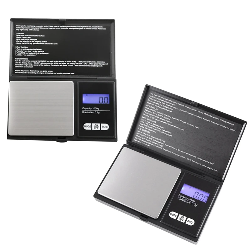 

0.1G Mini Electronic Scale Pocket Digital Kitchen Scale Gold Silver Jewelry Scale Precision Scale