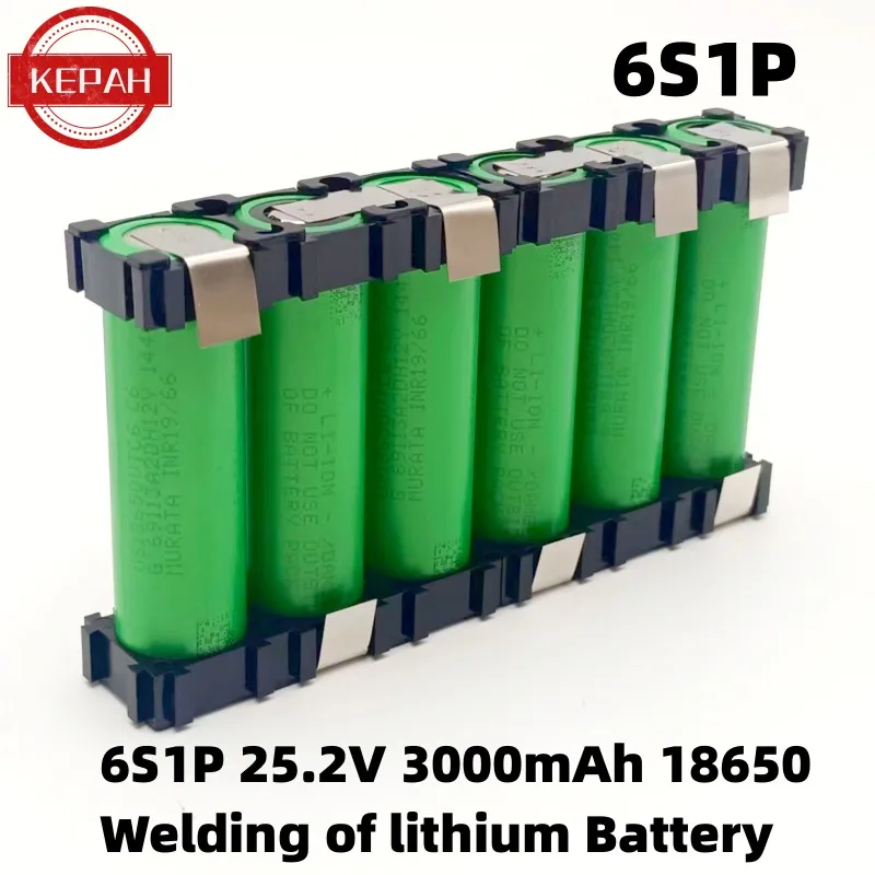 2S1P 3S2P 4S1P~5S2P 6S2P 18650 VTC6  battery pack custom battery welding 3000mAh / 6000mah battery pack 7.4V to 25.2v