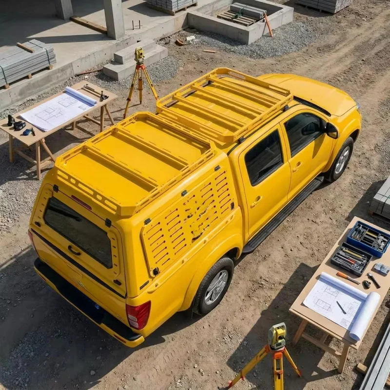 Superior Heavy-Duty Waterproof Aluminum High Roof Canopy Pickup Truck