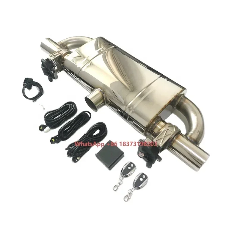 

Electronic Exhaust Muffler Double Electric with Remote Control Valvetronic Muffler with the Exhaust Cutout Valve