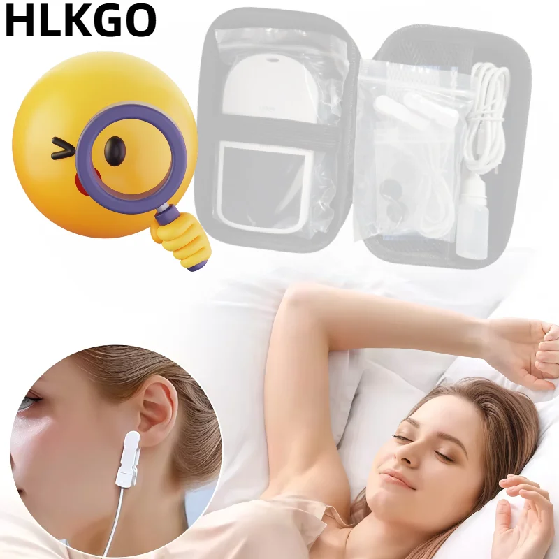 Vagus Nerve Stimulation CES Device, Ear Clip for Cranial Electrotherapy and Sleep Aid