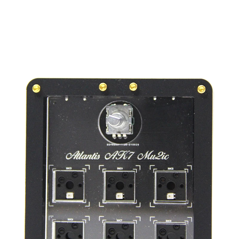 VIA Mini Keyboard 6 Key + 1Knob Hot Swappable RGB Backlit Mechanical Keyboard Kit DIY Wired Offical Design Keypad