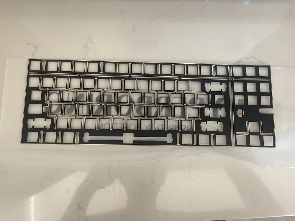 

Qwertykeys QK80 Keyboard Plate Mounted Type Plates PC POM FR4 Aluminum