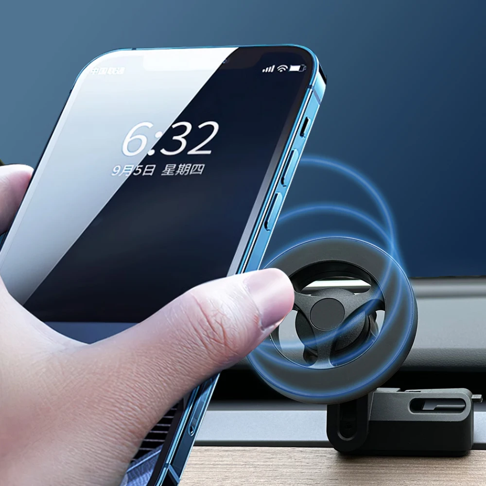 For Tesla Model Y 2024 2023 2022 Strong Magnetic Phone Holder for iPhone 15 14 13 12 Pro Max with Unique Design Air Outlet Base