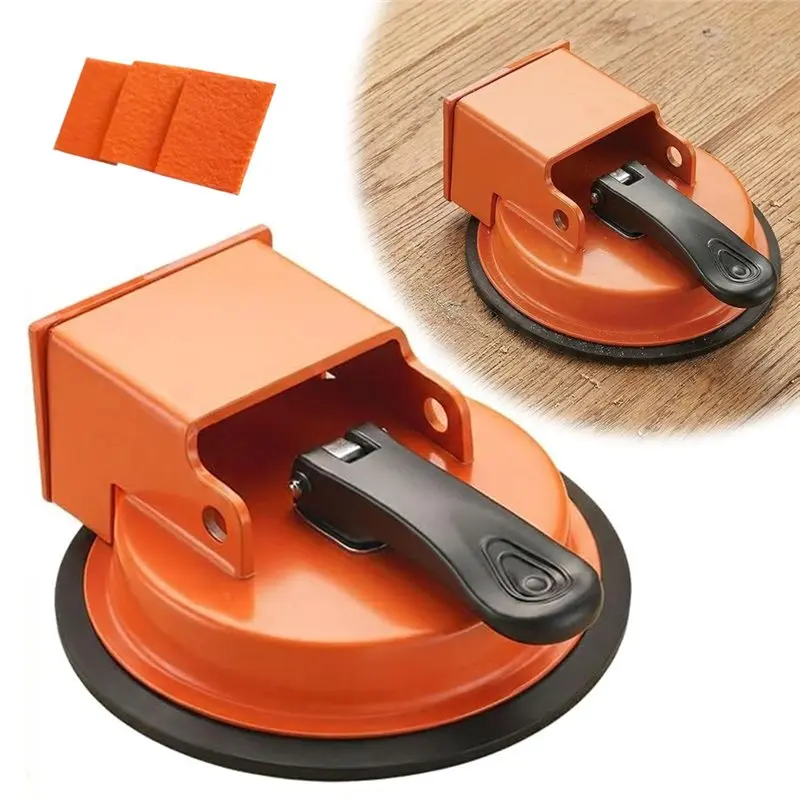 A20F-Heavy Duty Floor Gaps Fixer Tool,Plank Grabber With Suction Cup,Flooring Gaps Repair Tool For Wood,Vinyl,Flooring Tools
