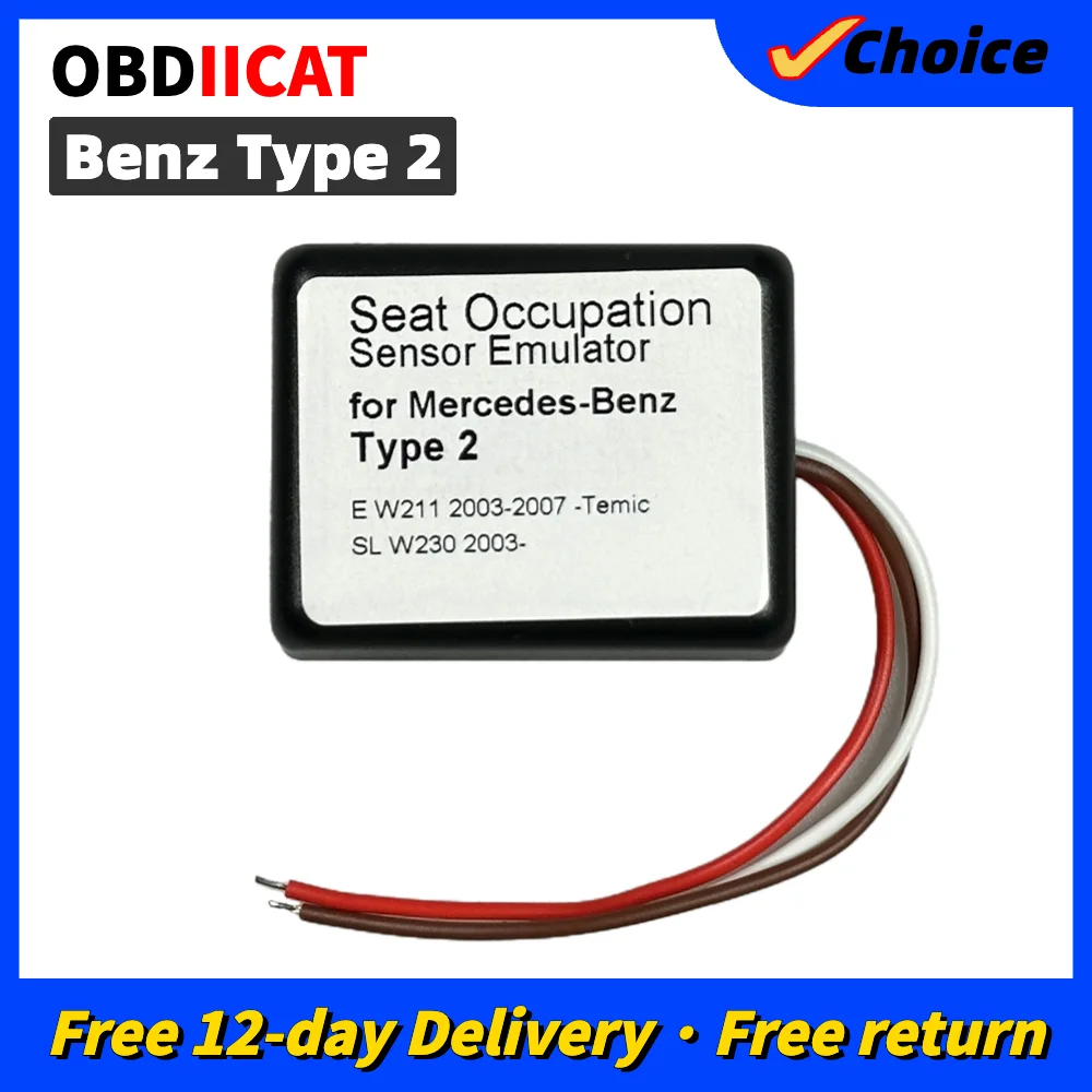 Type2 For Mercedes Benz Type 2 ECU Tool Se-at Occupancy Occupation Sensor SRS Emulator Type 2