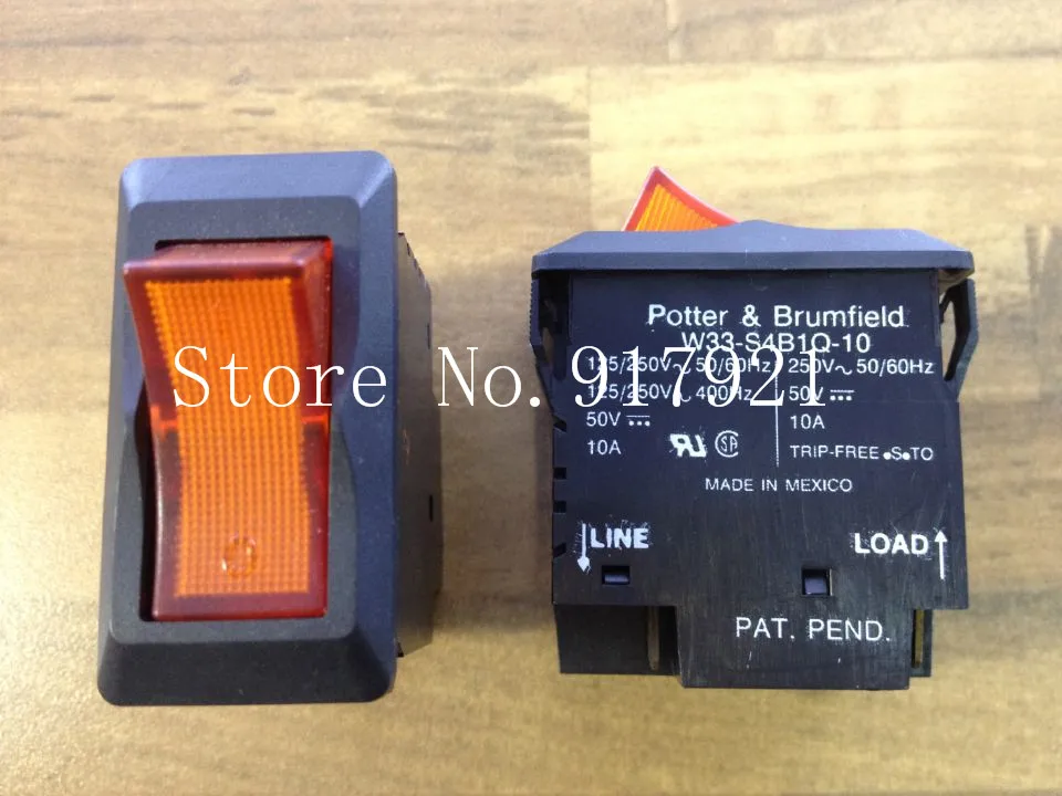 [ZOB] The original Potter Brumfield W33-S4B1Q-10 America 250V 2P10A breaker