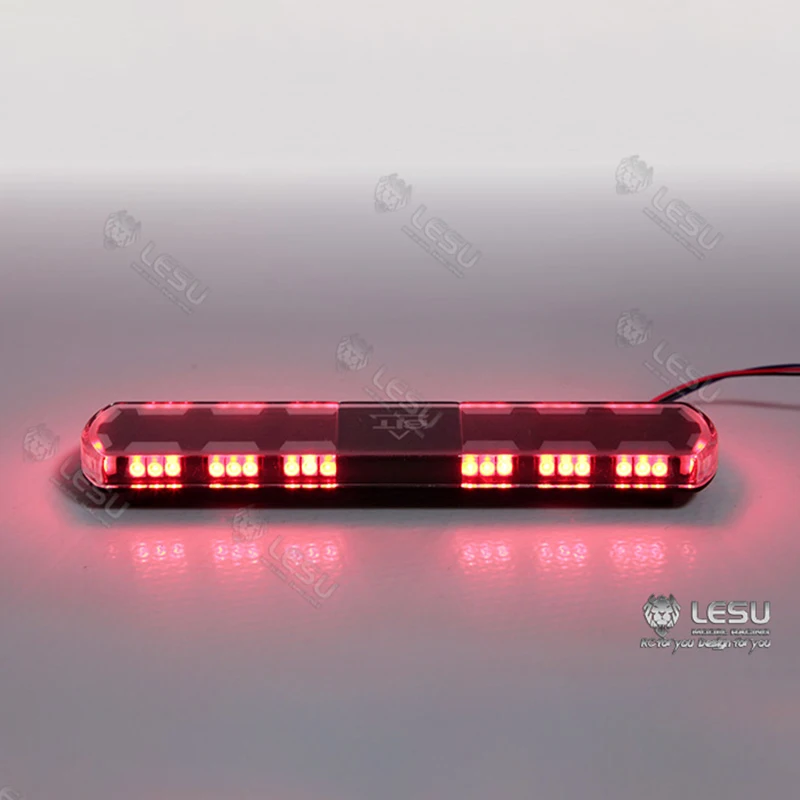 LESU Red Led Roof Caution Light For 1/14 Tamiyay RC Fire Truck DIY Tractor Dumper Outdoor Toys TH16421