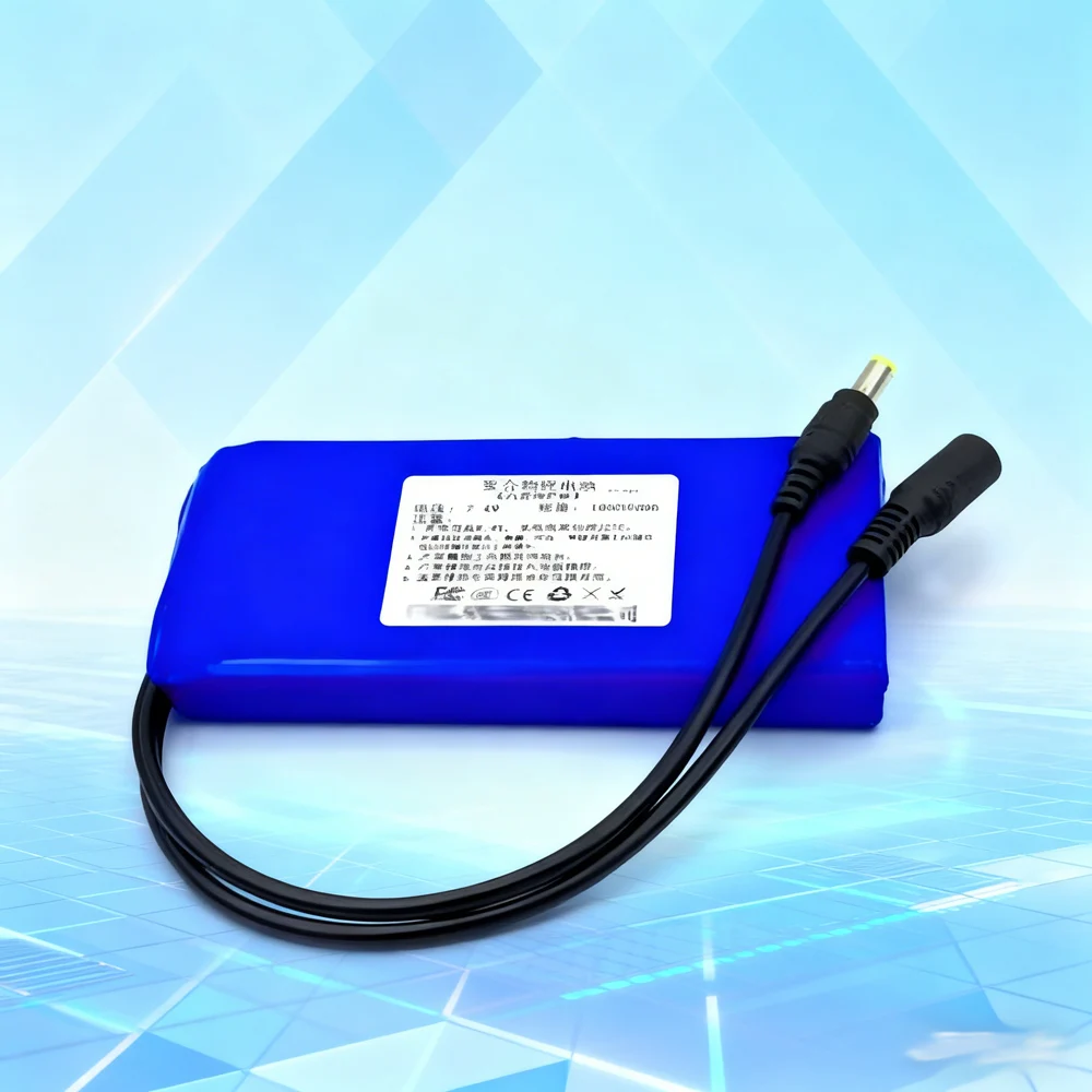 

1-4PCS Li polymer 7.4V 8.4V Lithium Battery Pack For Fishing Bluetooth Speaker Emergency DIY Battery with PCB 98*60*120mm 50Ah