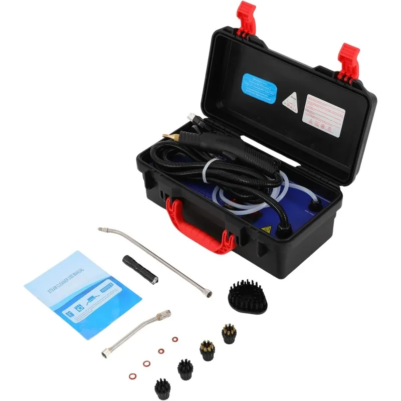 Пароочиститель высокого давления, ручная высокотемпературная портативная чистящая машина мощностью 1700 Вт, безрезервуарная и сверхмощная для коммерческого домашнего использования