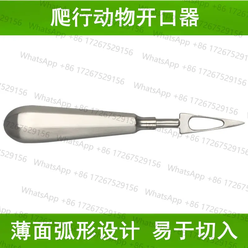 Pet New Mini Reptile Mouth Opener Turtle Feeding Aid with Ergonomic Dental Handle for Vet Use