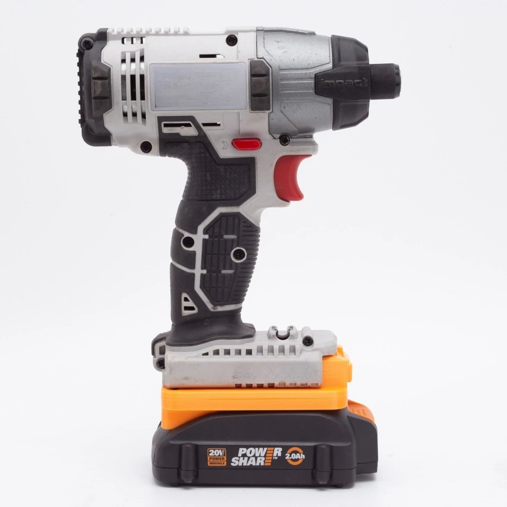 

For Worx 20v 6pin Battery Converter Adapter To Porter Cable/Black+Decker/Stanley 20V Tool(Not Include Tools and Battery)