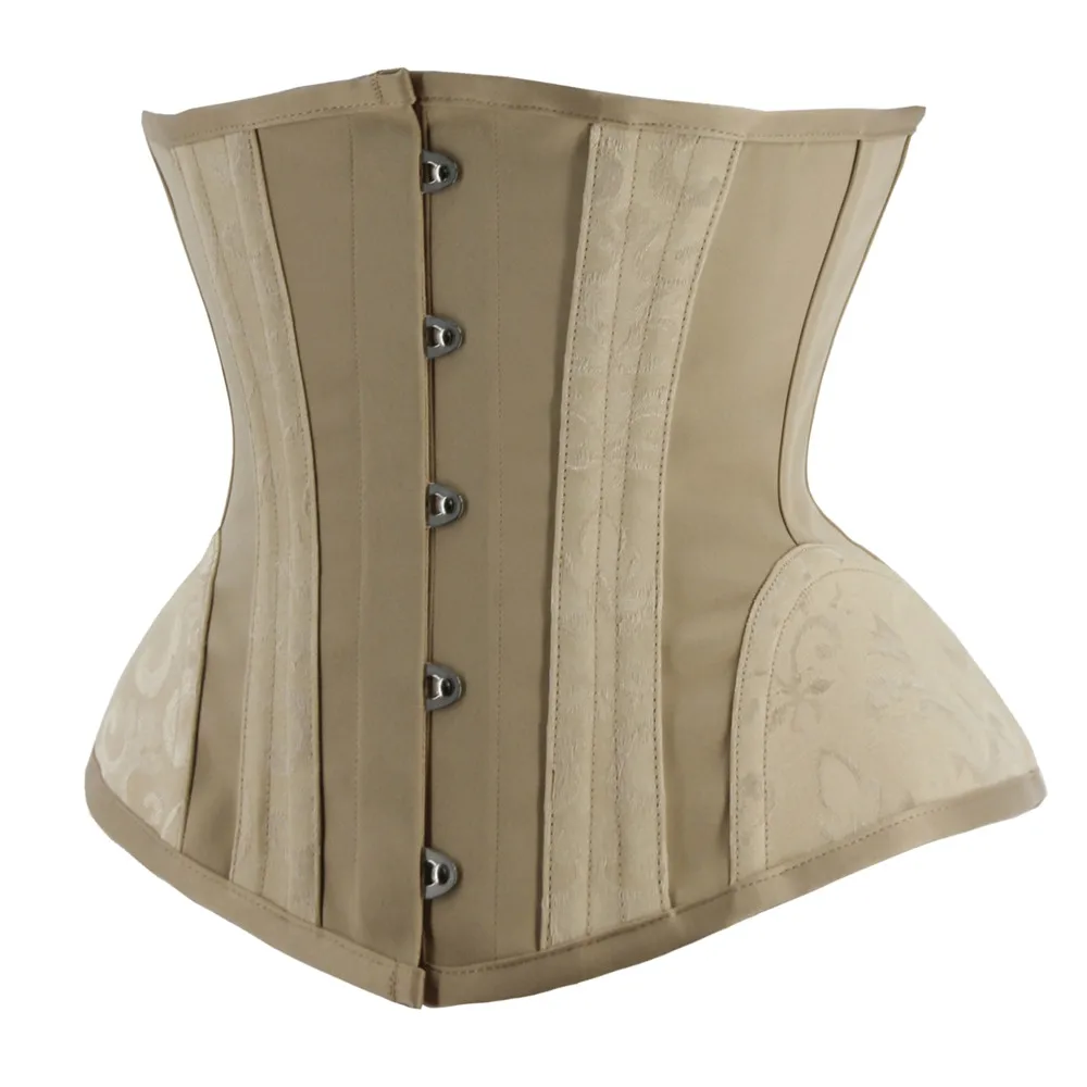 Short Torso Underbust Corsets and Bustiers Top Women Lace Up Steel Boned Steampunk Corset Gothic Slimming Body Shapewear Belt